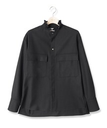 Lui's | 【CULLNI/クルニ】 フリルネックミリタリーシャツ(シャツ/ブラウス)