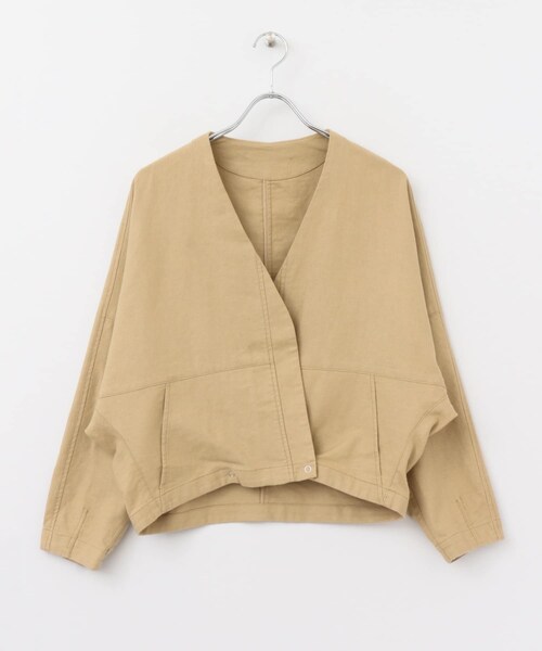 KBF(ケイビーエフ)の「カシュクールブルゾン∴(その他・レディース・BEIGE/ICE GRAY/BLUE・one)」の15枚目の写真