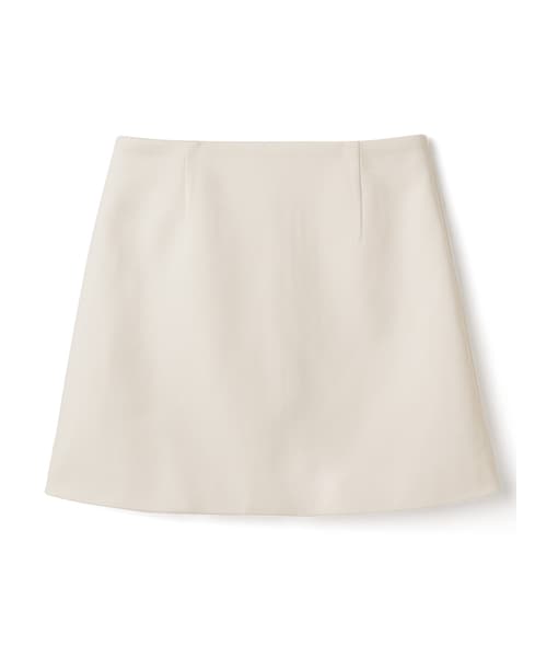 GRL（グレイル）の「起毛台形ミニスカート（スカート・レディース・ブラック/アイボリー・S）」の2枚目の写真