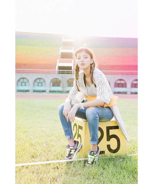 ORENDA(オレンダ)の「韓妞激瘦刷色破損修身牛仔褲(パンツ・レディース・淺藍/深藍・S/M/L)」の7枚目の写真