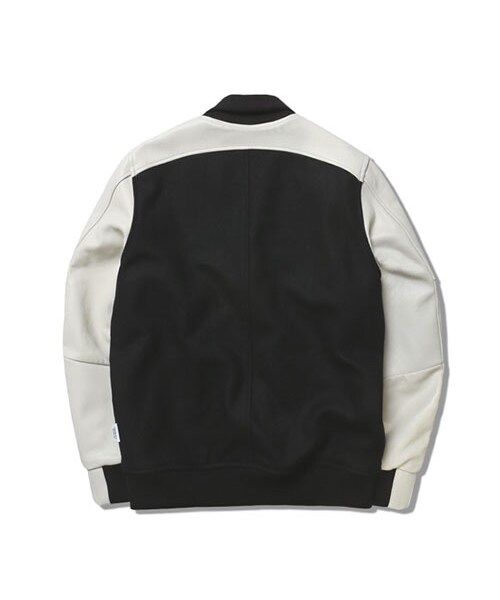LIFUL MINIMAL GARMENTS.（ライフルミニマルガーメンツ）の「LIFUL SHEEP LEATHER STADIUM JACKET BLACK（ジャケット/アウター・メンズ・기타・S/M/L）」の2枚目の写真