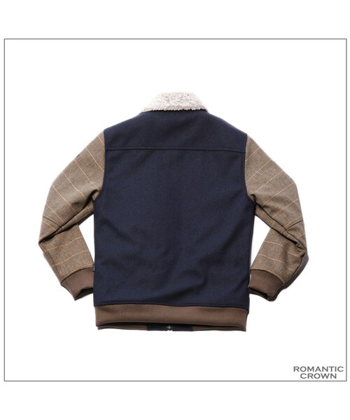 ROMANTIC CROWN（ロマンティッククラウン）の「HERRINGBONE CHECK DECK JACKET（ジャケット/アウター・メンズ・NAVY・M/L/XL）」の10枚目の写真