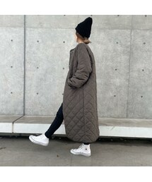 copine | リバーシブルキルティングロングコート(その他アウター)
