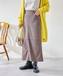 DouDou（ドゥドゥ）の「エコスウェードスカート（スカート）」