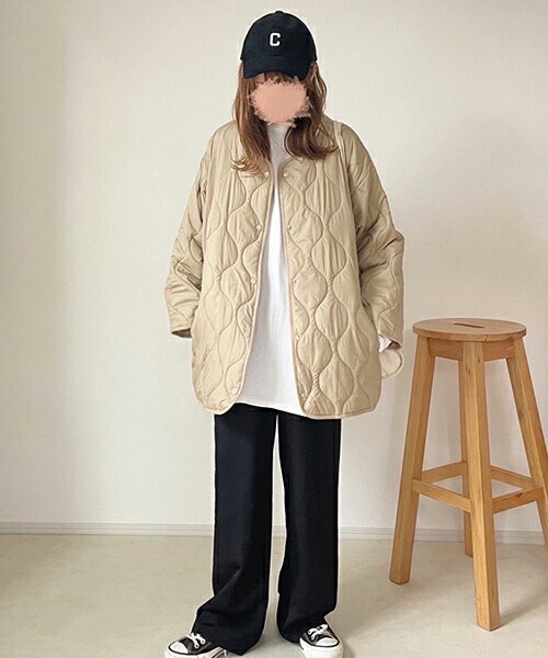 chocomee（チョコミー）の「コーデュロイロゴキャップ（キャップ・レディース・ホワイト/ブラウン/ブラック・FREE）」の2枚目の写真