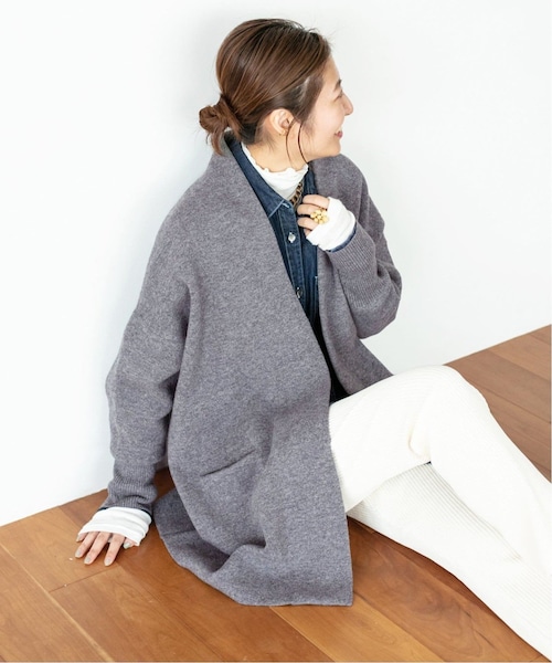 IENA（イエナ）の「《追加予約》ウールカシミヤガウンコート