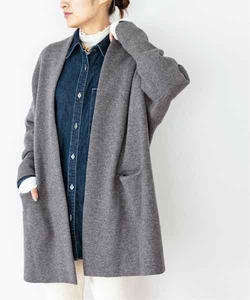 IENA（イエナ）の「《追加予約》ウールカシミヤガウンコート