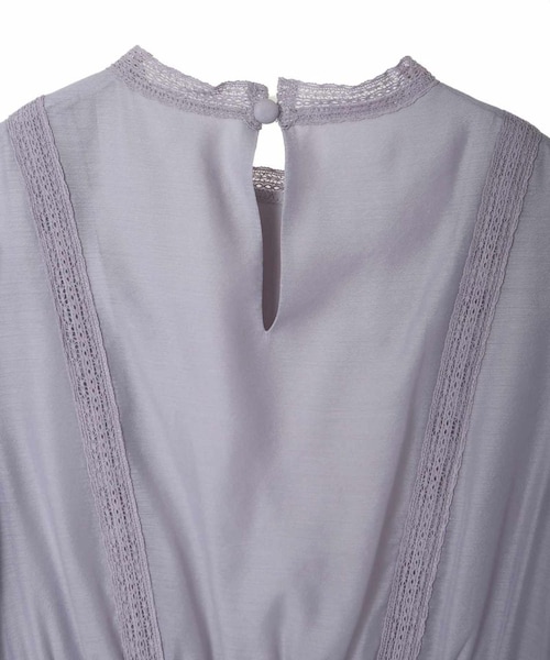 31 Sons de mode（トランテアン　ソン　ドゥ　モード）の「レース切替シアーワンピース（ワンピース/ドレス・レディース・ラベンダー/ベージュ・36/38）」の20枚目の写真