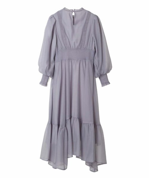 31 Sons de mode（トランテアン　ソン　ドゥ　モード）の「レース切替シアーワンピース（ワンピース/ドレス・レディース・ラベンダー/ベージュ・36/38）」の19枚目の写真