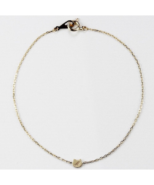pinacoteca（ピナコテーカ）の「ピナコテーカ 752 チビネコ イニシャル ナンバー ブレスレット（ブレスレット・レディース・ゴールド・16.5cm）」の4枚目の写真