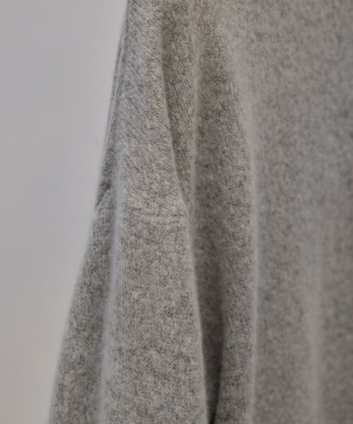 LIDNM（リドム）の「WOOL CASHMERE KNIT（ニット/セーター・メンズ・グレー/ブラウン・M/L）」の12枚目の写真