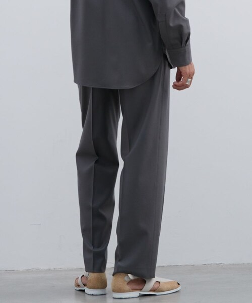 LIDNM（リドム）の「Super100s STRAIGHT TROUSERS（スラックス・メンズ・グレー/ブラック・S/M/L）」の21枚目の写真