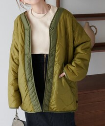 DISCOAT | 【ALPHA/アルファ】ボアキルトライナーリバコート(ブルゾン)