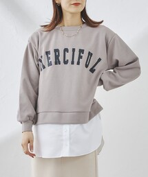 prose verse | シャツドッキングロゴプルオーバー(Tシャツ/カットソー)