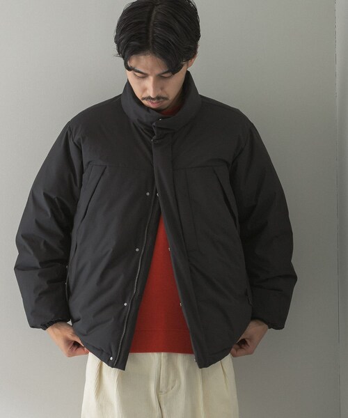 マーク＆ロナ ダウンセットアップ【上：Lサイズ／下：XLサイズ】 MARK&LONA マークアンドロナ セットアップ 黒×ダークブラウン×カーキ