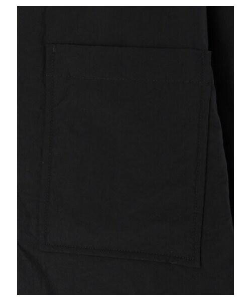 Green Parks(グリーンパークス)の「ノーカラー薄綿シャツブルゾン(ジャケット/アウター・チャコールグレー/ブラック/ライトベージュ・F)」の22枚目の写真