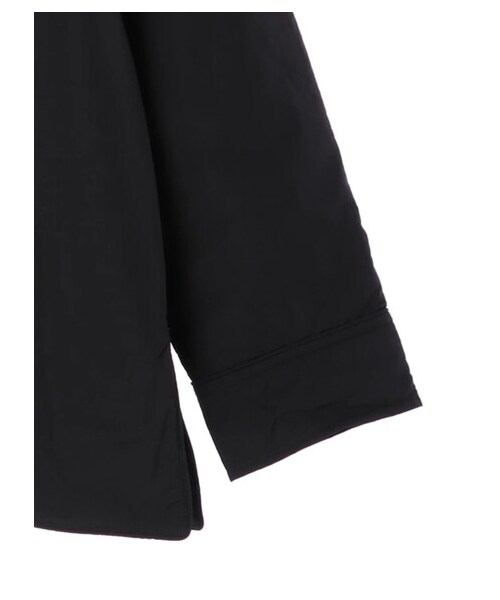 Green Parks(グリーンパークス)の「ノーカラー薄綿シャツブルゾン(ジャケット/アウター・チャコールグレー/ブラック/ライトベージュ・F)」の19枚目の写真