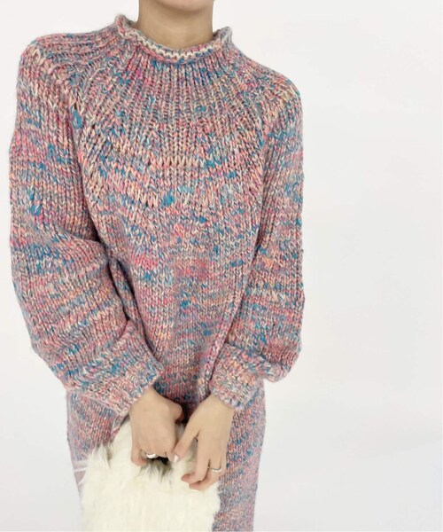 EDIT. FOR LULU（エディットフォールル）の「ローゲージメランジニット  