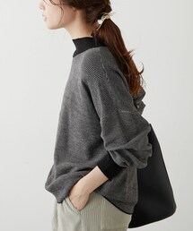 PUAL CE CIN | 【Du noir】ジャガードハイネックニットプルオーバー(ニット/セーター)