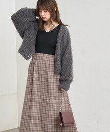 natural couture | 前後2WAYドッキングニットワンピース(ワンピース)