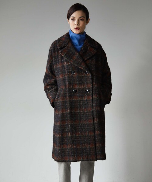 TICCA/ティッカ】テントコート・シャギーチェック