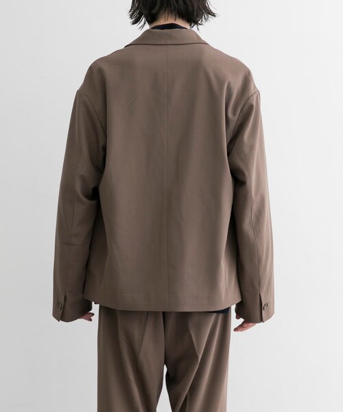 URBAN RESEARCH ID（アーバンリサーチ アイディー）の「URBAN RESEARCH iD T/R單扣西裝外套（ジャケット/アウター・メンズ・炭灰色/棕色・M/L）」の7枚目の写真
