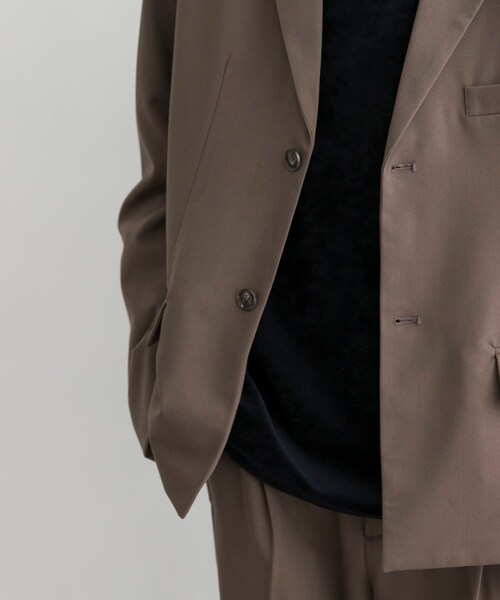 URBAN RESEARCH ID（アーバンリサーチ アイディー）の「URBAN RESEARCH iD T/R單扣西裝外套（ジャケット/アウター・メンズ・炭灰色/棕色・M/L）」の10枚目の写真