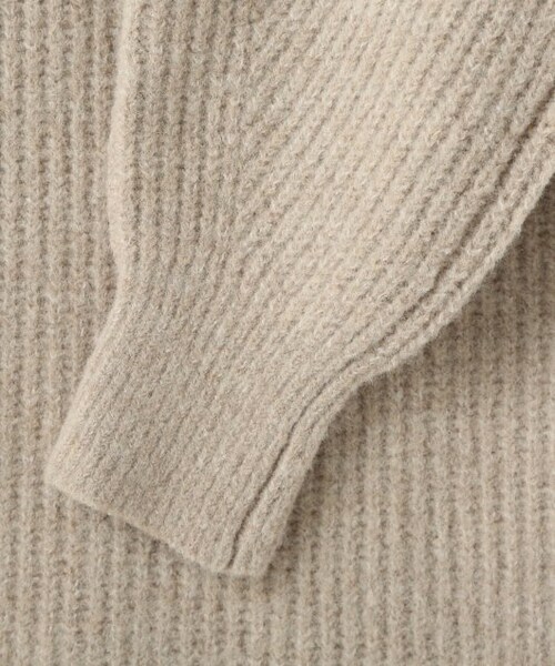 ENsMOL.（エンスモール）の「ボリューム袖ニットワンピース（ワンピース/ドレス・レディース・ベージュ/ブラウン・FREE）」の10枚目の写真