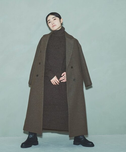 ENsMOL.（エンスモール）の「ボリューム袖ニットワンピース（ワンピース/ドレス・レディース・ベージュ/ブラウン・FREE）」の19枚目の写真