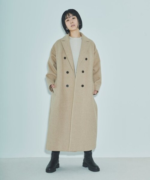 ENsMOL.（エンスモール）の「バックヘンリーニットロングワンピース（ワンピース/ドレス・レディース・サックス/ベージュ/チャコールグレー・FREE）」の19枚目の写真