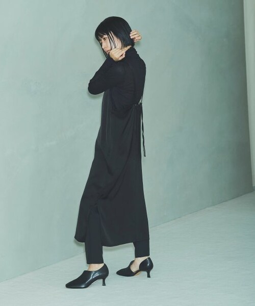 ENsMOL.（エンスモール）の「サテンキャミワンピース（ワンピース/ドレス・レディース・黒/テラコッタ・S/XS）」の19枚目の写真