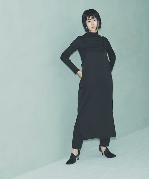 ENsMOL.（エンスモール）の「サテンキャミワンピース（ワンピース/ドレス・レディース・黒/テラコッタ・S/XS）」の17枚目の写真