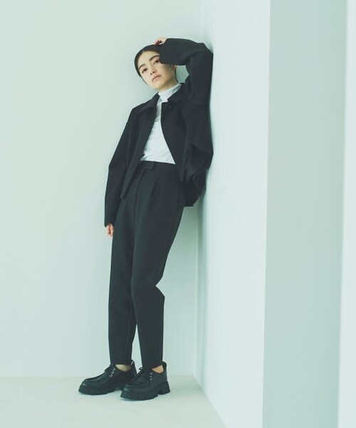 ENsMOL.（エンスモール）の「シアーハイネックプルオーバー（トップス・レディース・黒/サックス/オフ白・FREE）」の16枚目の写真