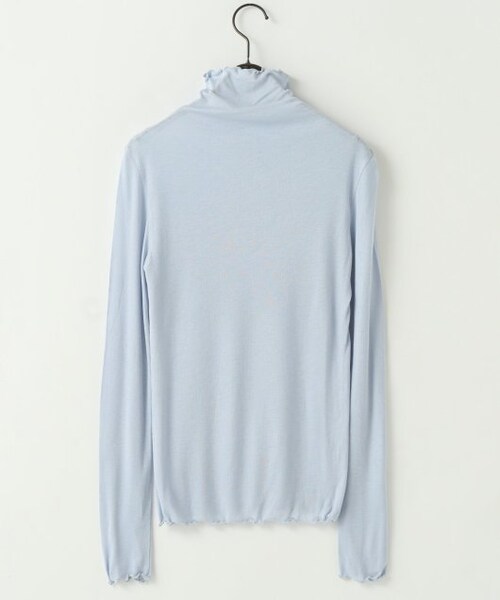 ENsMOL.（エンスモール）の「シアーハイネックプルオーバー（トップス・レディース・黒/サックス/オフ白・FREE）」の12枚目の写真