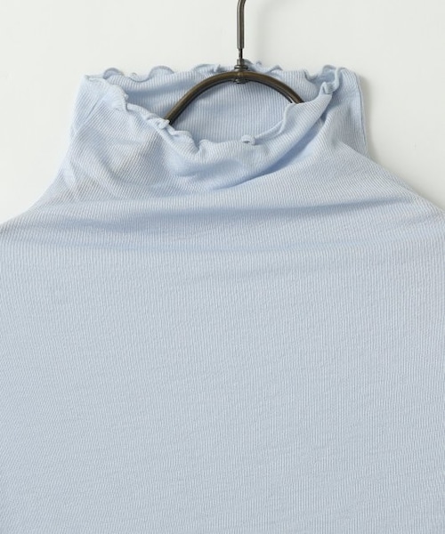 ENsMOL.（エンスモール）の「シアーハイネックプルオーバー（トップス・レディース・黒/サックス/オフ白・FREE）」の8枚目の写真