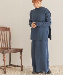 ITEMS URBANRESEARCH（アイテムズ アーバンリサーチ）の「ベストセットニットワンピース（その他・レディース）」