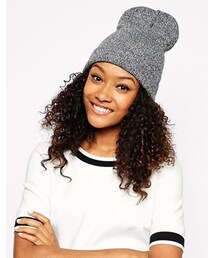 American Apparel | American Apparel Zebra Classic Beanie Hat - Black and white(帽子)