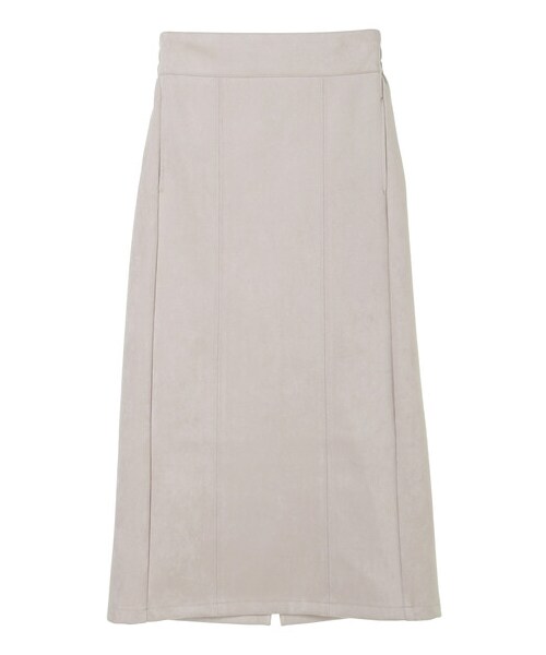 Green　Parks（グリーンパークス）の「・ELENCARE DUE スエードポンチナロースカート（スカート・アイボリー/チャコールグレー/モカ・F）」の13枚目の写真