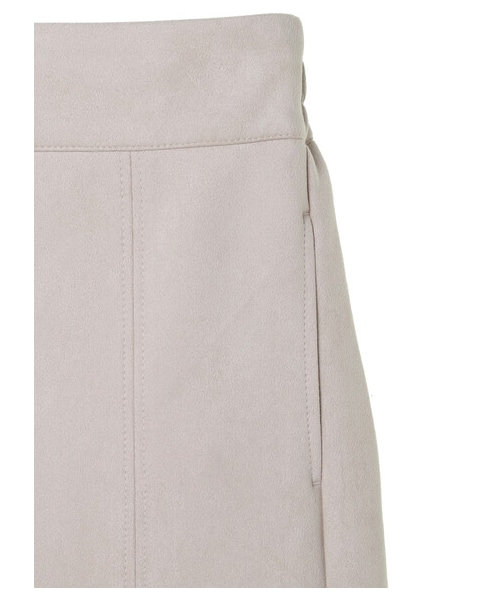 Green　Parks（グリーンパークス）の「・ELENCARE DUE スエードポンチナロースカート（スカート・アイボリー/チャコールグレー/モカ・F）」の16枚目の写真
