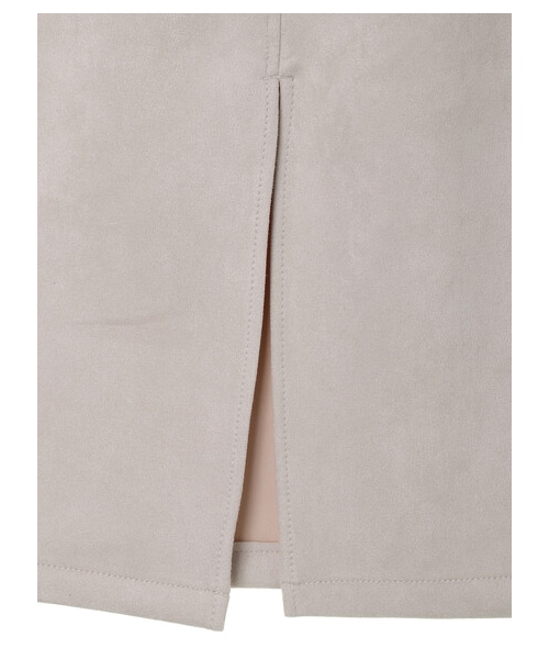 Green　Parks（グリーンパークス）の「・ELENCARE DUE スエードポンチナロースカート（スカート・アイボリー/チャコールグレー/モカ・F）」の21枚目の写真