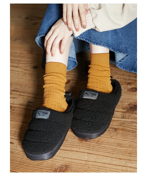 Green　Parks（グリーンパークス）の「■PUMA スカッフ シェルパ（シューズ・ブラック・23cm/24cm/25cm）」の13枚目の写真