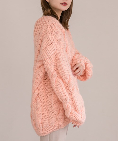 MIRSTORES×ROSSO HAND MADE V-NECK SWEATER 別注】MIRSTORES×ROSSO HAND MADE V-NECK SWEATER