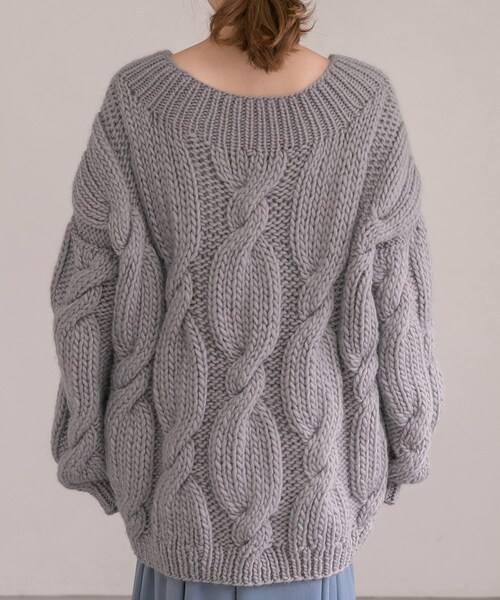 別注】MIRSTORES×ROSSO HAND MADE V-NECK SWEATER