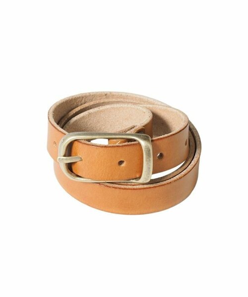 Crisp（クリスプ）の「レザーベルト[c3ak2938b]（ベルト・レディース・ブラウン/キャメル・FREE）」の2枚目の写真