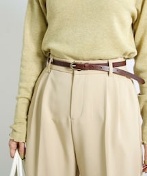 Crisp | 細レザーベルト[c3ak2939b](ベルト)