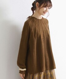 Crisp yours | ボトルネックサークルニット[y1k244b](ニット/セーター)