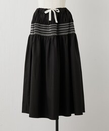 BEARDSLEY | 《予約・SOFIE D'HOORE》スモッグ刺繍スカート(スカート)