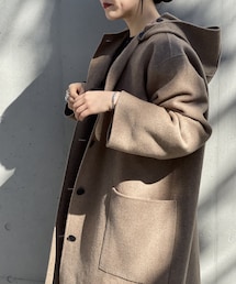 イタリア製 ソフィードール アローズ購入 カシミヤ混コート グレー36