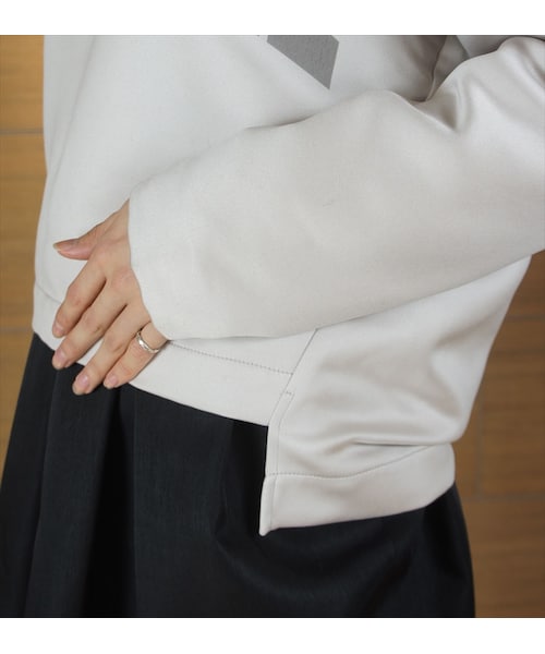 made in HEAVEN（メイドインヘブン）の「made in HEAVEN（トップス・レディース・ライトグレー/ブラック/ピンク・FREE）」の6枚目の写真