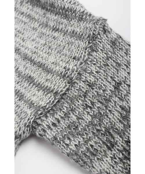 ORENDA（オレンダ）の「歐美混色針織長版開襟外套（ジャケット/アウター・レディース・灰白/灰黑・M/L）」の11枚目の写真